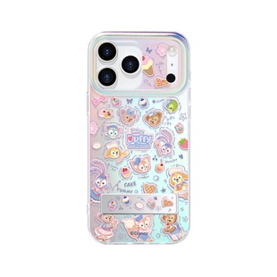 甜品七宝适用苹果17Promax手机壳隐藏式一体支架iPhone16Pro保护套Co3全包13pm可爱14防摔ip15新款高级感好看