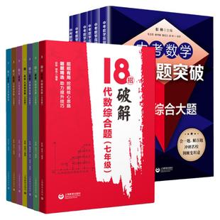 18招破解初中数学代数几何综合题中考数学压轴题突破综合大题七八九年级数学专项训练解题方法与技巧思维训练初升高培优拔尖子生