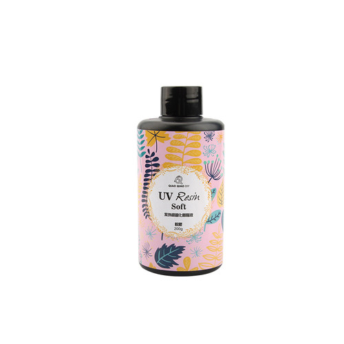 巧巧diy UV滴胶软胶高透时光宝石速干软胶手机壳封层滴胶