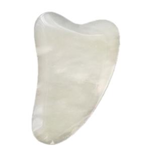 天然玉面部岫玉刮痧板脸部美容玉石刮痧板加厚刮痧板厚度6-7毫米