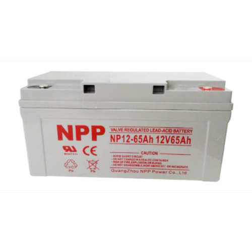 NPP耐普免维护蓄电池NP126512V65AH直流屏EPSUPS应急路灯胶体
