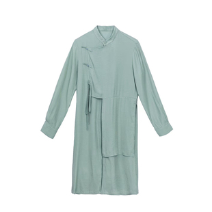 华丽独秀古典舞舞蹈中长衬衫现代舞飘逸显瘦剑舞练功服中国舞上衣