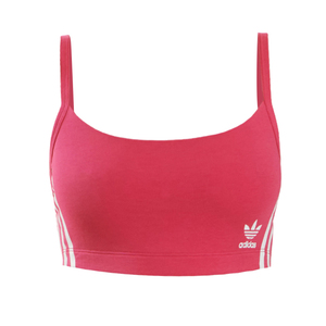 阿迪达斯天丝棉舒适无钢圈背心式文胸薄款夏季小胸透气内衣女