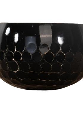 梵木果龙鳞铜磬黑铜罄钵佛音法器摆件颂钵铜钵打击乐器冥想打坐