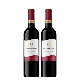 杰卡斯西拉加本纳红葡萄酒阿根廷原瓶进口红酒750ml双支