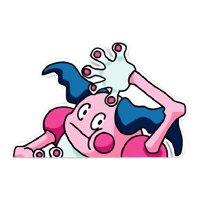 TLP反光车贴 宠物精灵宝可梦pokemon魔墙人偶吸盘魔偶Mr.Mime贴纸