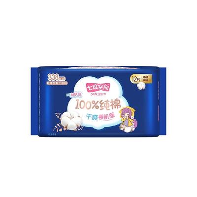 七度空间夜用卫生巾338mm×12片