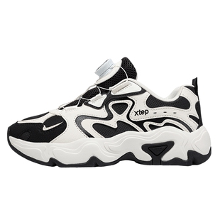 【商场同款】特步童鞋新款中大童女童软底鞋子儿童运动休闲鞋