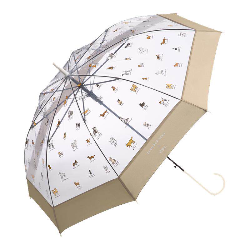 Wpc透明雨伞萌宠果冻伞