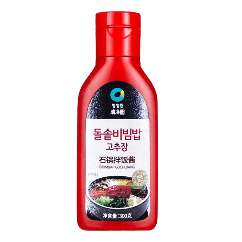 清净园韩国石锅拌饭酱朝鲜族甜辣炒年糕酱儿童辣椒酱韩式烤肉辣酱