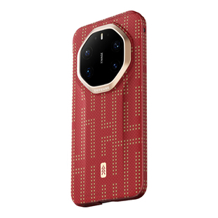 决色「启·万疆红」支持华为快充适用华为mate80rs手机壳新款芳纶纤维凯夫拉全包超薄磁吸80RS非凡大师轻奢男