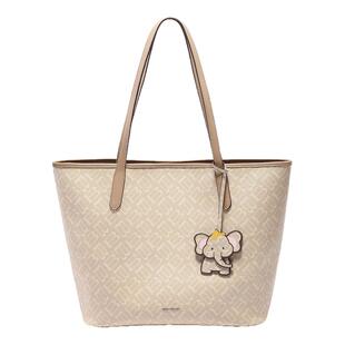 百丽包女2025新款海鸥老花手提包大号手提包大容量托特包X7375BX5