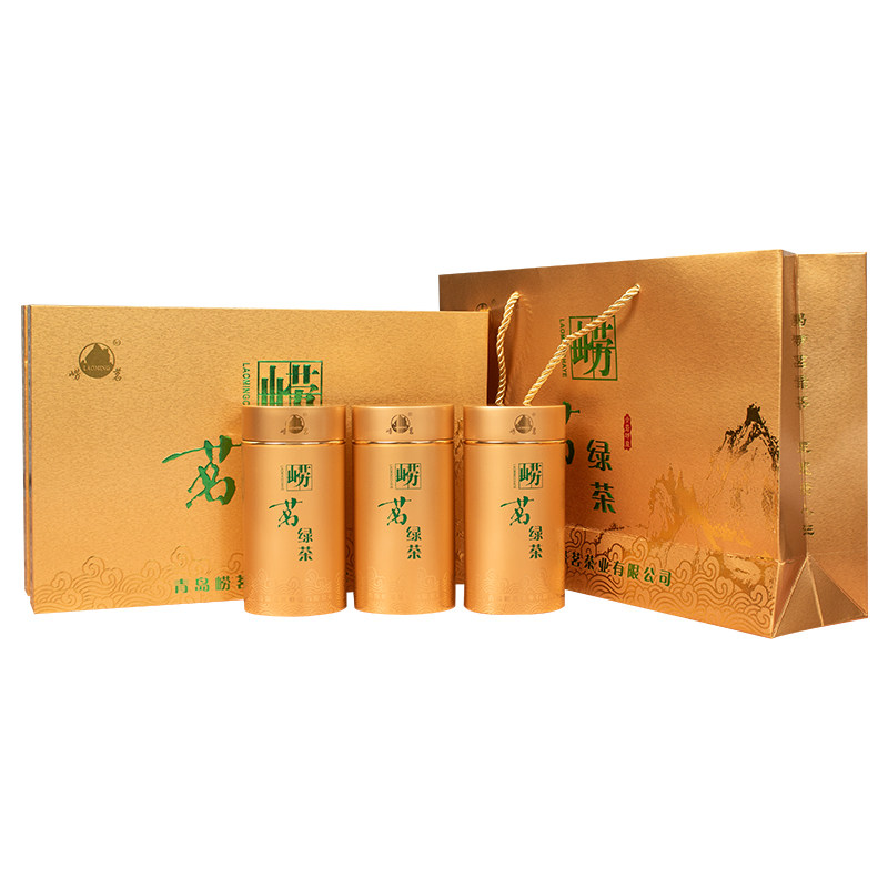 崂山绿茶礼盒装青岛特产茶叶