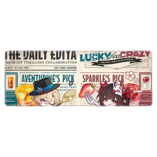 崩坏星穹铁道游戏鼠标垫800x300mm橡胶办公桌垫来图定制动漫周边