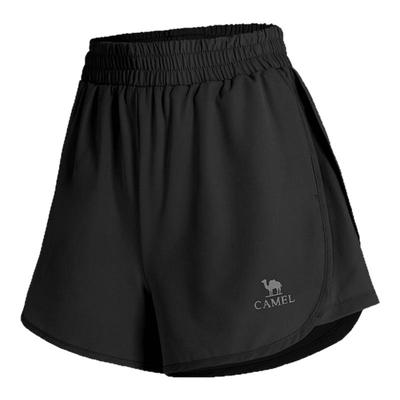 骆驼女装短裤女2025夏季新款宽松显瘦阔腿高腰显瘦休闲运动热裤女