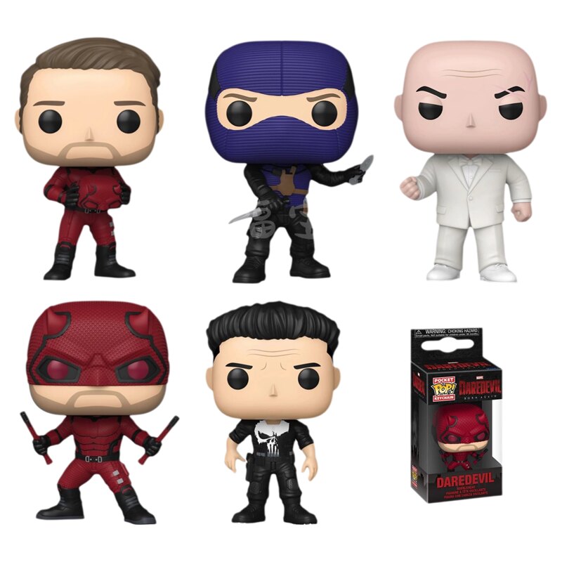 Funko POP夜魔侠重生Daredevil周边金并马特惩罚者靶眼手办人偶