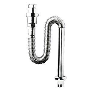 潜水艇不锈钢下水管排水管台盆下水双重防臭洗手盆面盆下水道软管