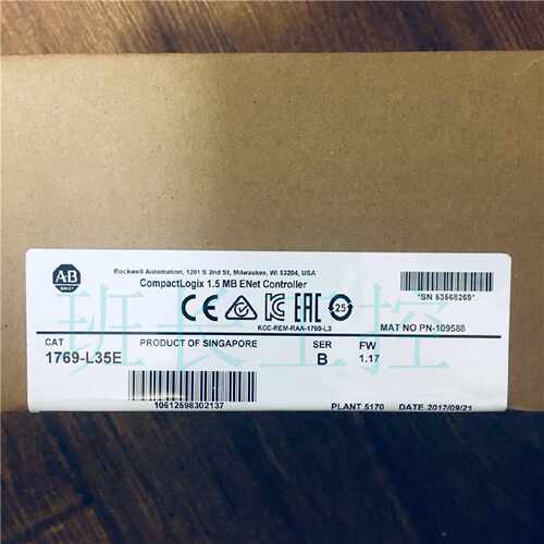 议价全新原装AB模块CPU单元1769-L35E现货特价包邮