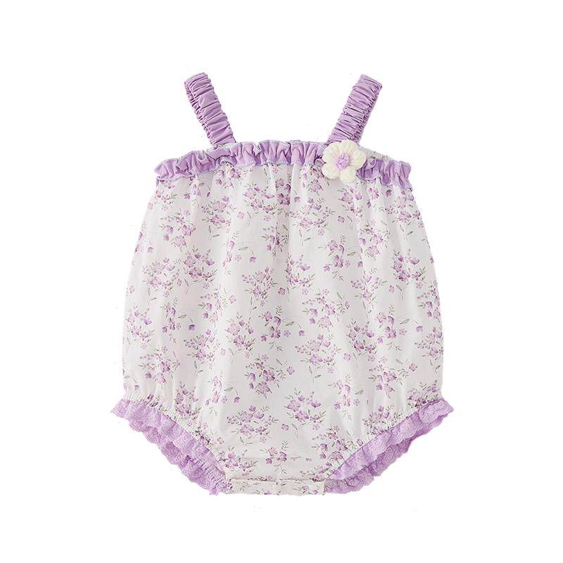jellybaby女童夏季吊带爬服