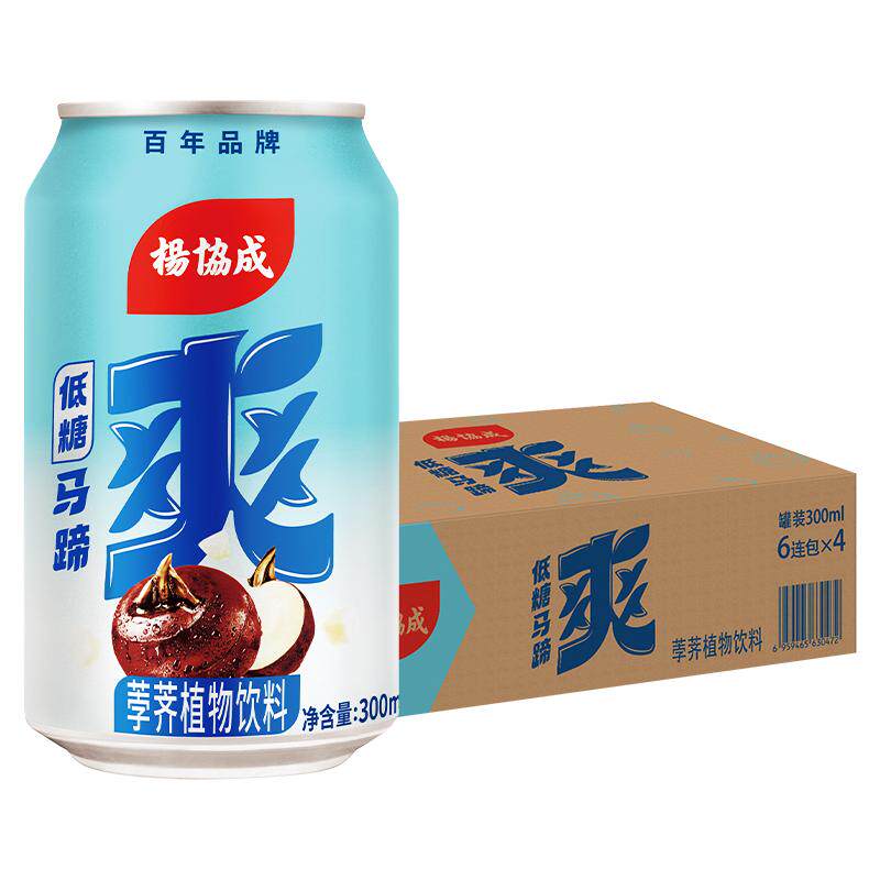 杨协成原味马蹄爽饮料果汁300ml*24罐