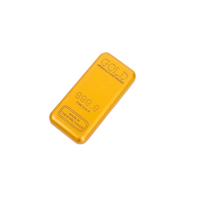 仿真道具实心金条9999GOLD摆件