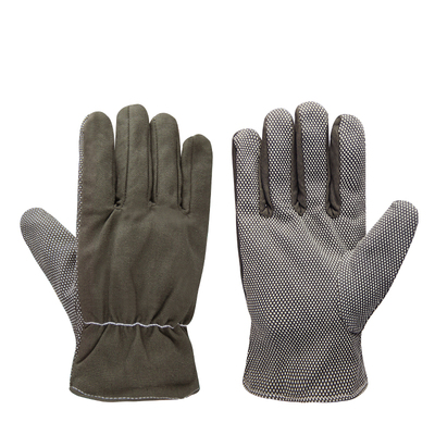 荣之拓PVC防滑点珠帆布手套