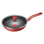 Tefal/特福不粘煎锅平底锅牛排煎锅家用红点煎饼锅燃气电磁炉通用