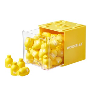 WonderLab万益蓝儿童小黄瓶益生菌肠胃冻干粉宝宝即食益生元30瓶