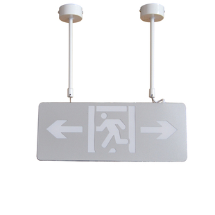 双面安全出口吊杆吊装疏散指示灯标志灯悬挂消防应急灯指示牌配件