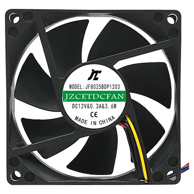 JZCET802512V0.3A4PIN散热风扇