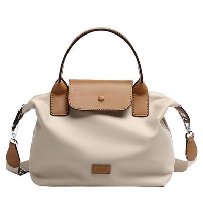 莱夫帆布斜挎包轻便小手提饺子包