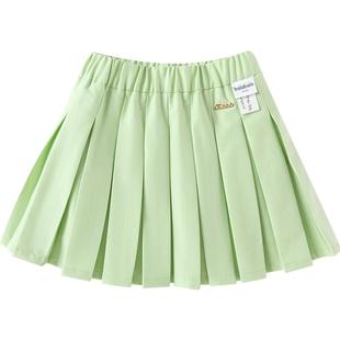 巴拉巴拉童装女童裙子儿童短裙春夏宝宝时尚经典百褶裙精致亲肤潮