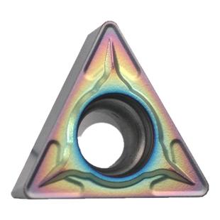 数控刀片TCMT16T304 /16T308内孔镗孔刀粒不锈钢七彩高硬