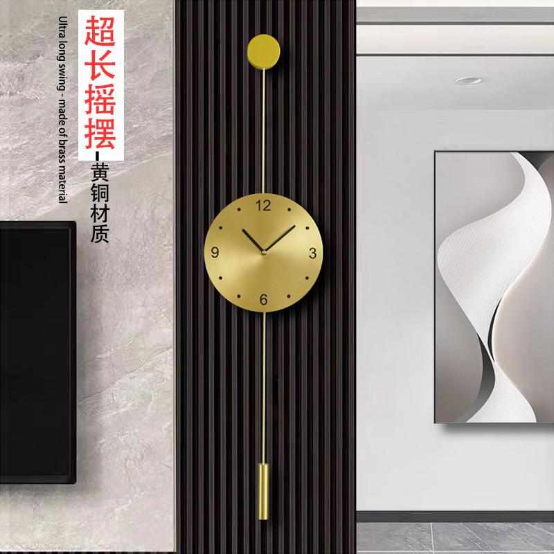 创意格栅装饰挂墙钟表客厅挂钟2025新款时钟静音家用现代简约钟表