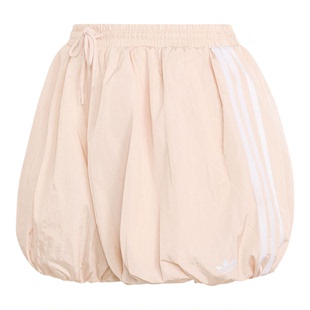 Adidas/阿迪达斯正品三叶草女士运动梭织休闲时尚系带短裤KY5069