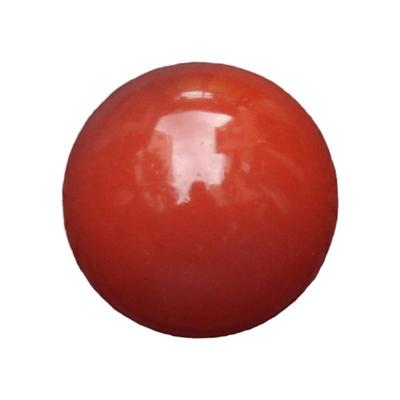 保山南红 无裂原矿柿子红俏色圆珠单珠配饰顶珠隔珠配珠13.1mm