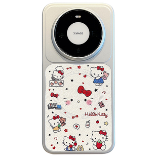 适用华为mate80promax手机壳韩系ins少女心可爱蝴蝶结腮红猫咪mate70air荔枝纹磁吸荣耀magic8pro防摔情侣款