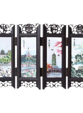 脸谱熊猫中国风特色民间工艺品