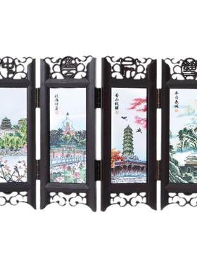 脸谱熊猫中国风特色民间工艺品