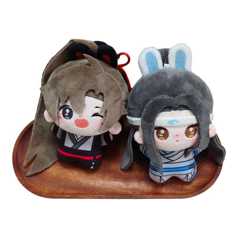 魔道祖师蓝忘机魏无羡10cm娃娃