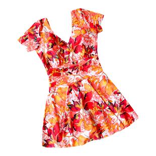 游泳衣女2026新款大码胖mm200斤时尚连体显瘦遮肚妈妈泡温泉泳装