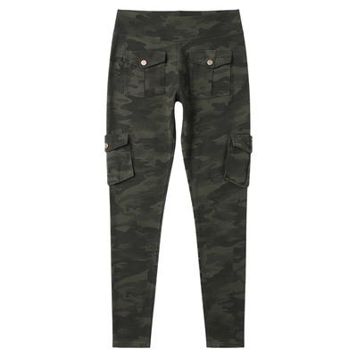 High waisted camouflage tight pants 女士高腰迷彩紧身瑜伽长裤