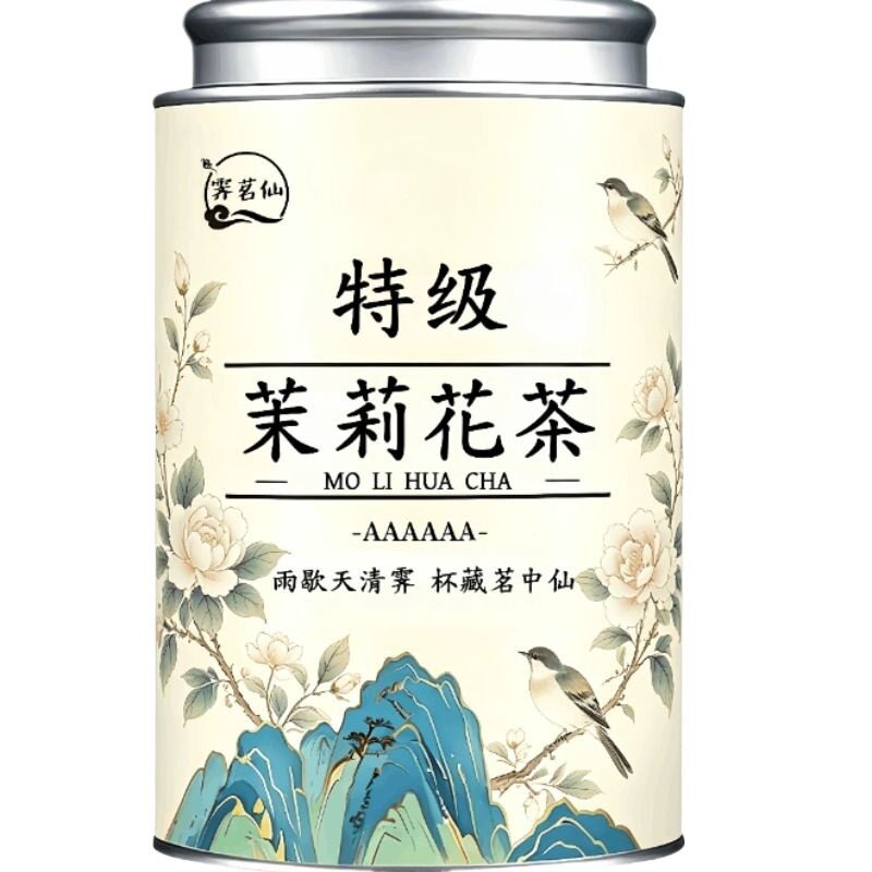 2026新茶茶叶茉莉花茶特级浓香型茉莉飘香高山横县礼物过节送礼