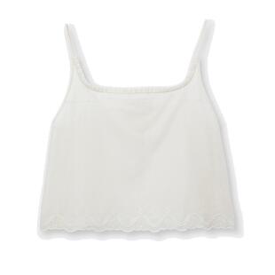 【MARCHEN】蕾虎度假系列秋冬流行薄雾刺绣上衣背心吊带裙女