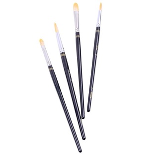 名村大成堂Half不透明水彩笔水粉平头笔平笔圆头笔昔酒宫崎骏御用