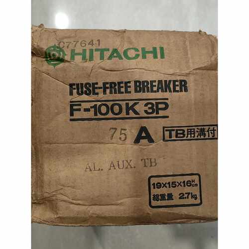 询价-日立HITACHIF100K3P断路器75A带AL可维修