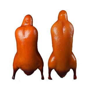 仿真烤鸭假鸭子生鸭胚模型饭店菜品模型仿真假菜食物食品道具展示