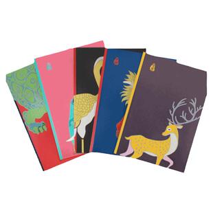 故宫文创瑞兽练习本5本装A5B5套装学生错题本麒麟创意笔记本子文创手账本记录本日记本官网文具官方旗舰店