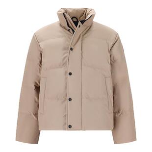 CANADA GOOSE男士宽松版短款Bayview派克大衣鸭绒羽绒服外套3833M