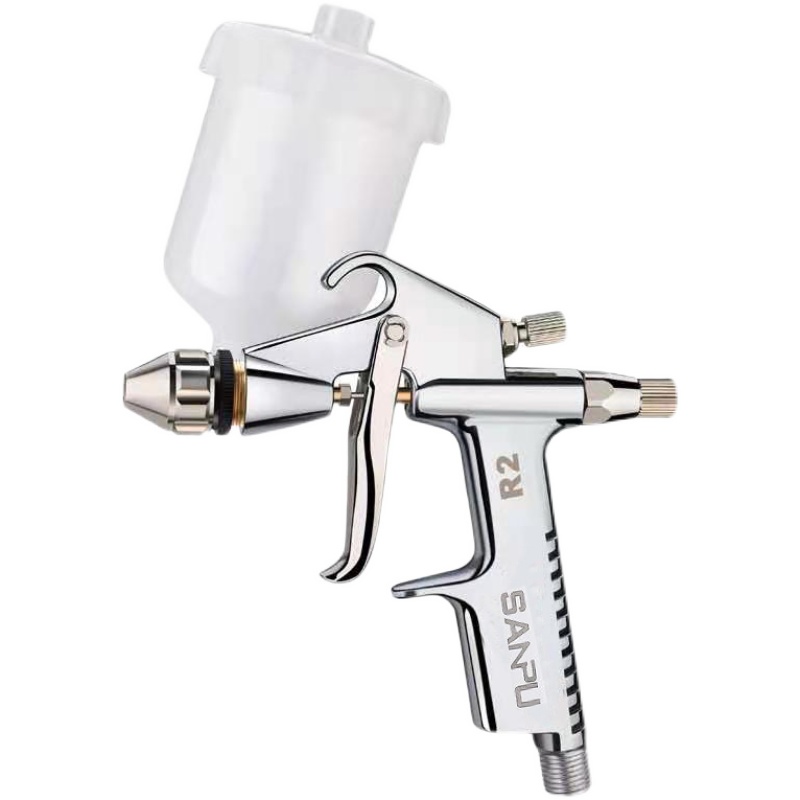 原装三普气动小型修补喷枪R-2扁嘴K3 圆嘴皮具绘画家具补漆喷漆枪